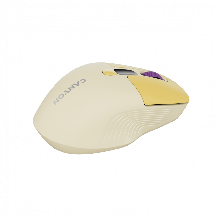 Canyon Silent Dual Mode Wireless Mouse MW-26 - Yellow