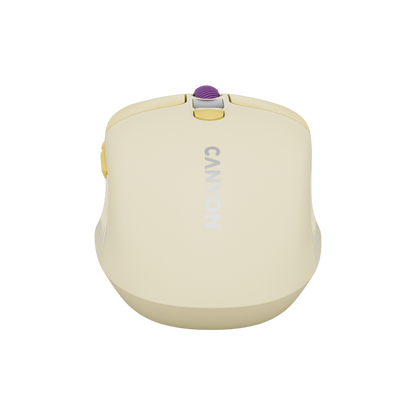 Canyon Silent Dual Mode Wireless Mouse MW-26 - Yellow