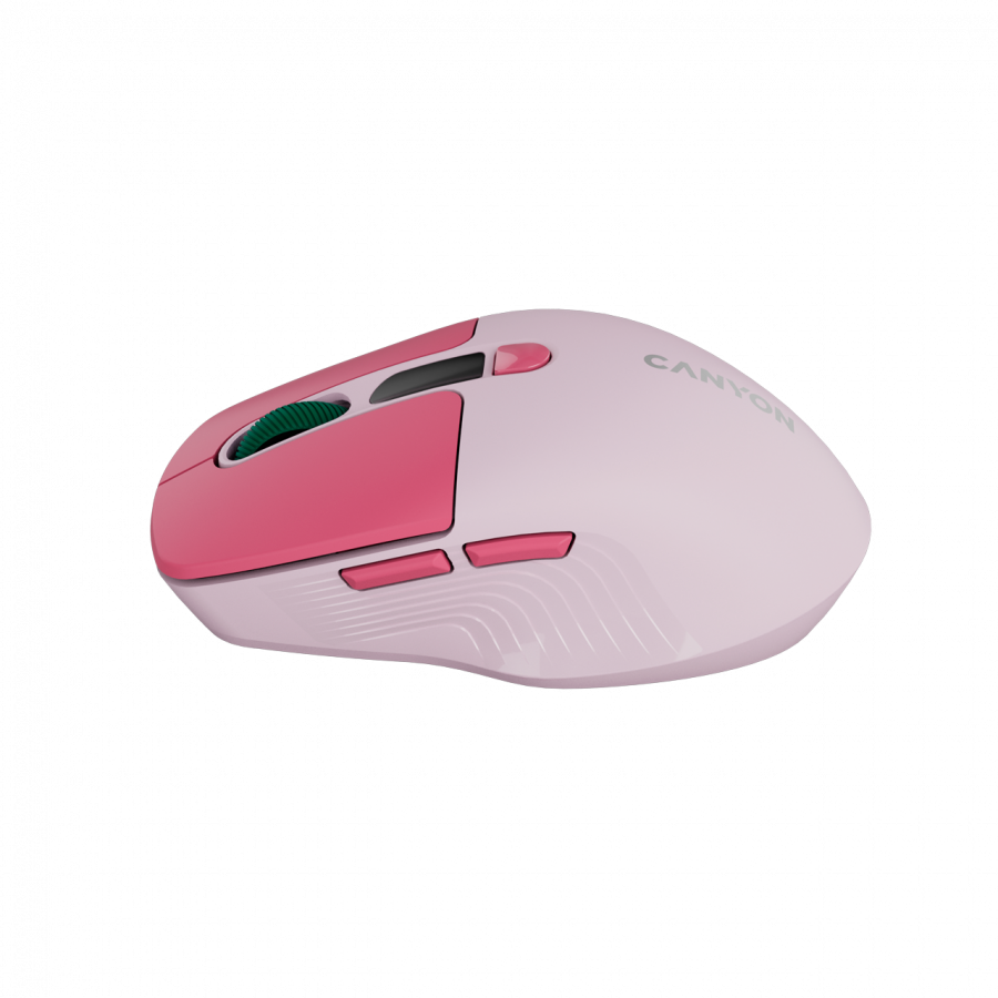 Canyon Silent Dual Mode Wireless Mouse MW-26 - Pink