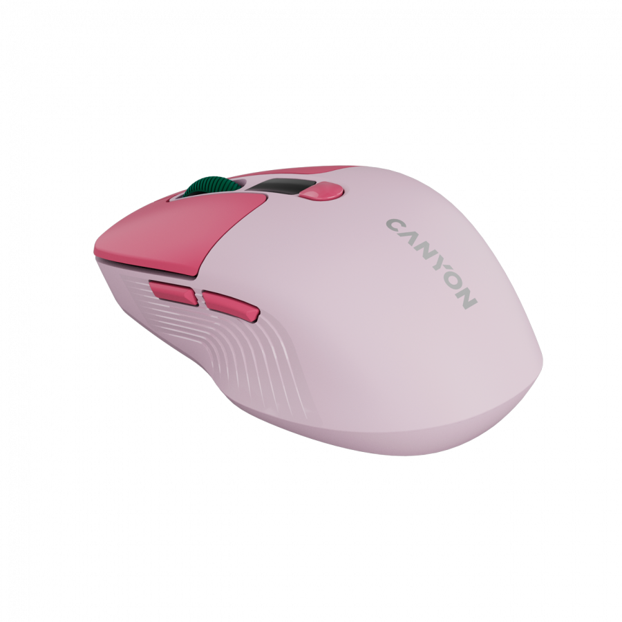 Canyon Silent Dual Mode Wireless Mouse MW-26 - Pink
