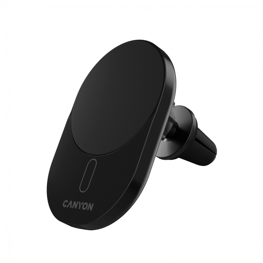 Canyon OnGrip 105 15W Qi2 Wireless Car Charger - Black