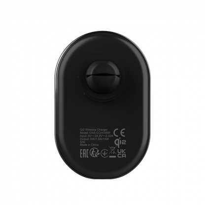 Canyon OnGrip 105 15W Qi2 Wireless Car Charger - Black