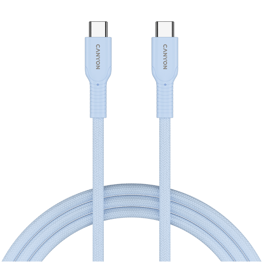 Canyon USB-C to USB-C 60W 1M - Light Blue