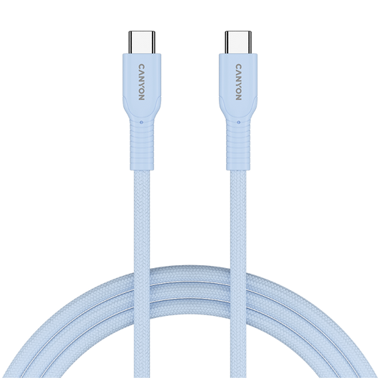 Canyon USB-C to USB-C 60W 1M - Light Blue