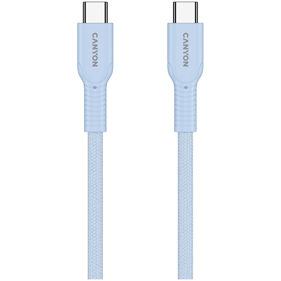 Canyon USB-C to USB-C 60W 1M - Light Blue