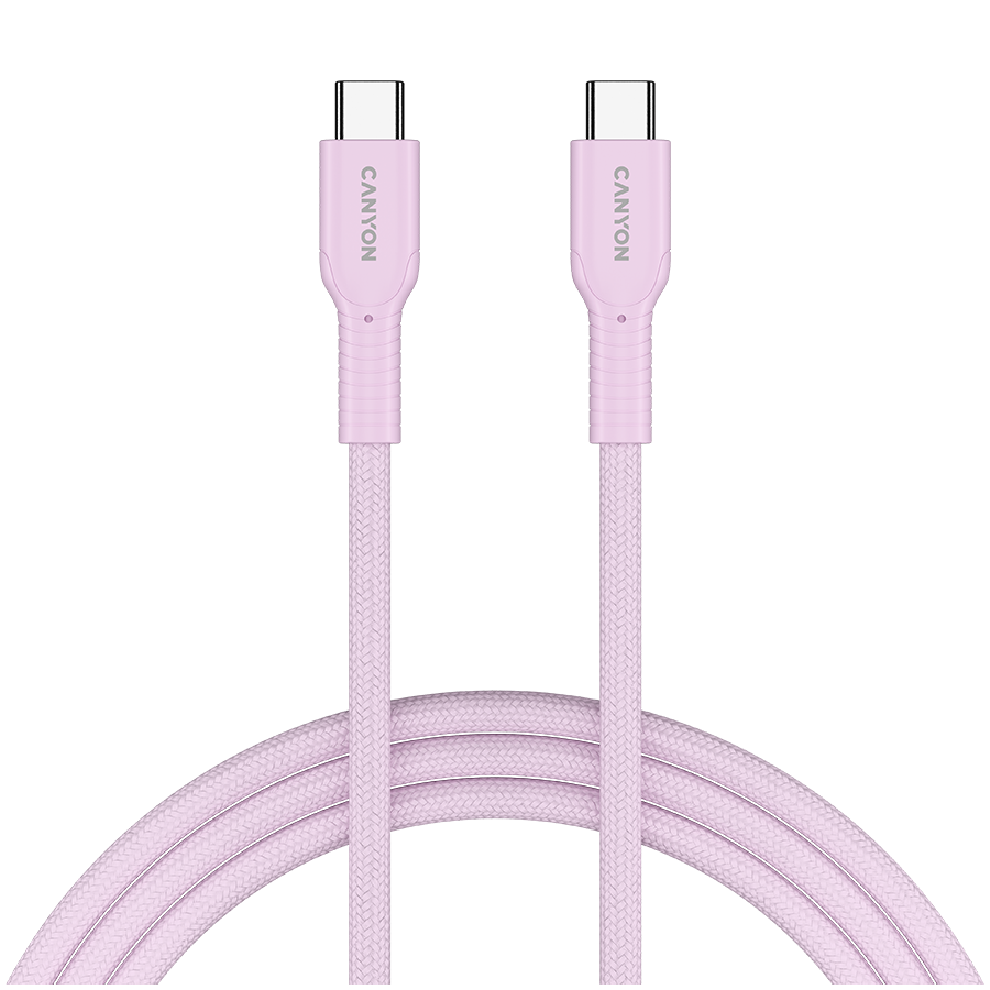 Canyon USB-C to USB-C 60W 1M - Pink