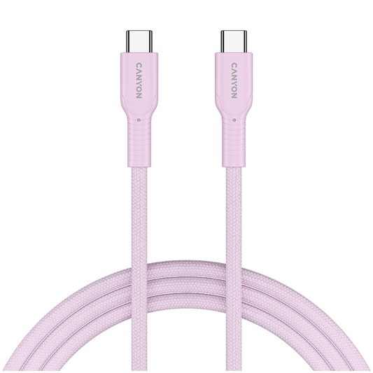 Canyon USB-C to USB-C 60W 1M - Pink
