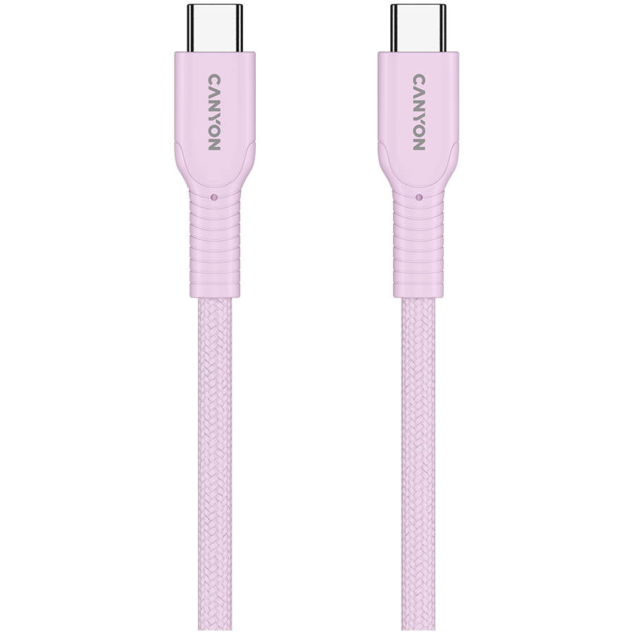 Canyon USB-C to USB-C 60W 1M - Pink