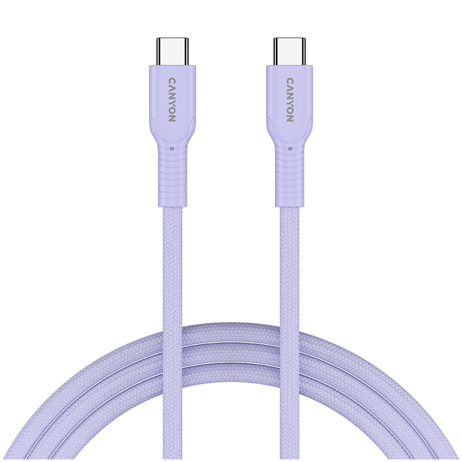 Canyon USB-C to USB-C 60W 1M - Purple