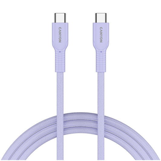 Canyon USB-C to USB-C 60W 1M - Purple