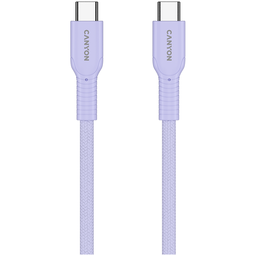 Canyon USB-C to USB-C 60W 1M - Purple