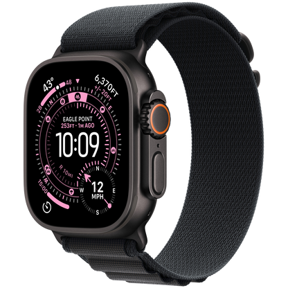Apple Watch Ultra 3 GPS + Cellular 49 mm Black Titanium with Black Alpine Loop Medium