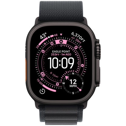 Apple Watch Ultra 3 GPS + Cellular 49 mm - Black Titanium with Black Alpine Loop Large