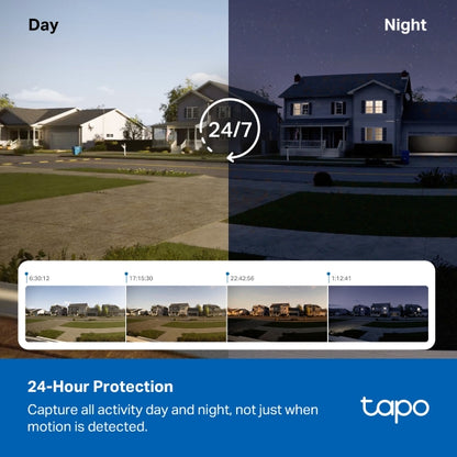 Tapo Solar-Powered Pan/Tilt Security Camera Kit - Tapo C630 KIT