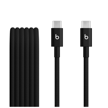 Beats USB-C to USB-C Woven Cable (1.5 m) - Bolt Black
