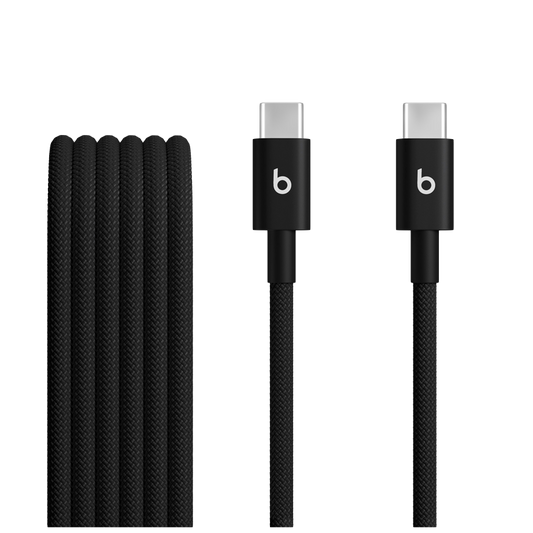 Beats USB-C to USB-C Woven Cable (1.5 m) - Bolt Black