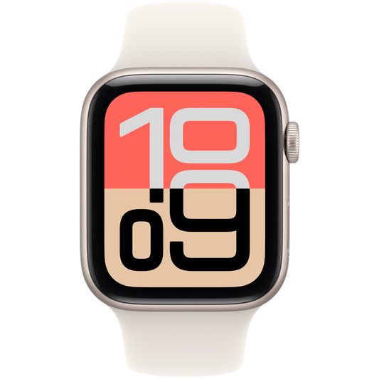 Apple Watch SE 3 GPS 44mm — Starlight with Starlight Sport Band M/L