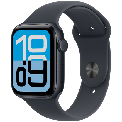 Apple Watch SE 3 GPS + Cellular 44mm - Midnight with Midnight Sport Band S/M