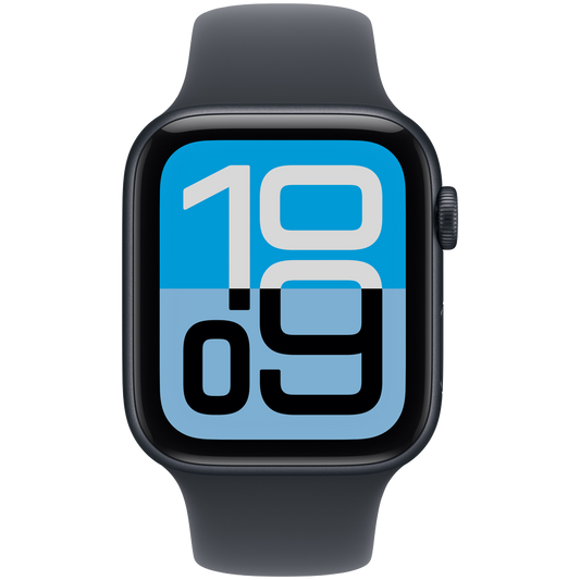 Apple Watch SE 3 GPS + Cellular 44mm - Midnight with Midnight Sport Band S/M