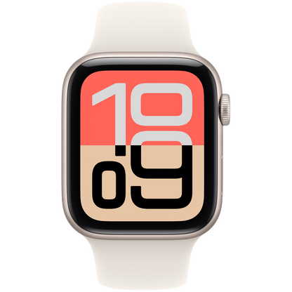 Apple Watch SE 3 GPS + Cellular 44mm - Starlight with Starlight Sport Band S/M