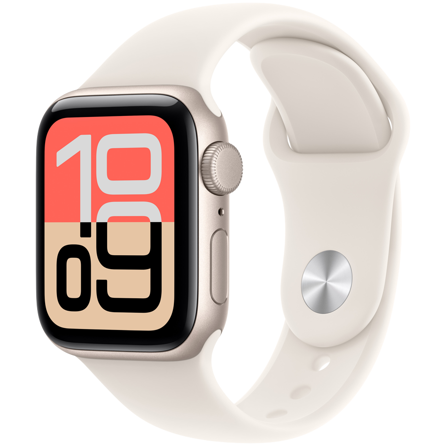 Apple Watch SE 3 GPS 40mm - Starlight with Starlight Sport Band M/L