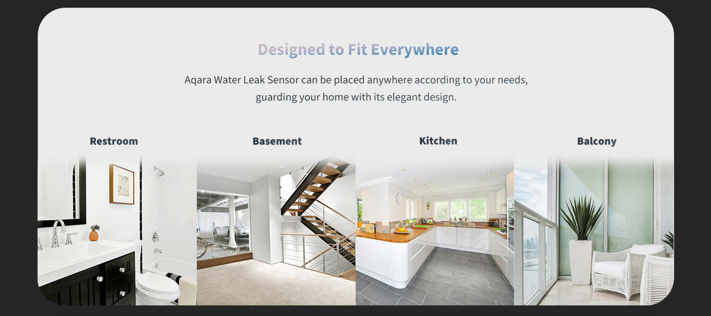 Aqara Water Leak Sensor T1 - Aqara Hub Required