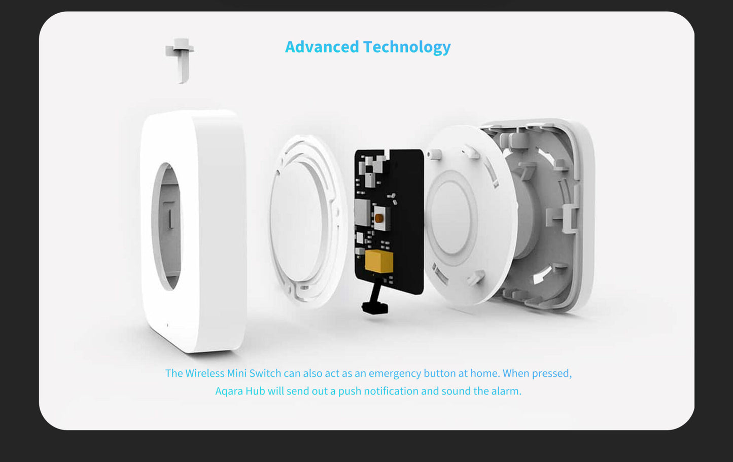 Aqara Wireless Mini Switch T1 - Aqara Hub Required