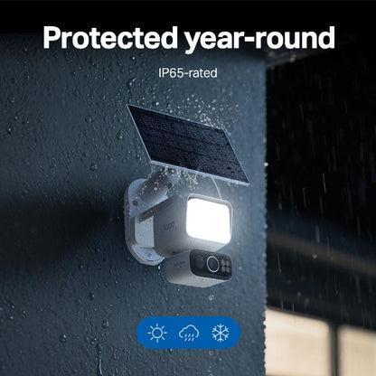 Tapo Solar-Powered Floodlight Pan/Tilt Security Camera Kit - Tapo C615F KIT