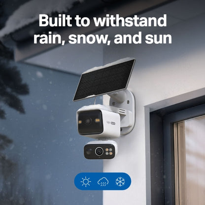 Tapo Solar-Powered Dual-Lens Pan/Tilt Security Camera Kit - Tapo C645D KIT