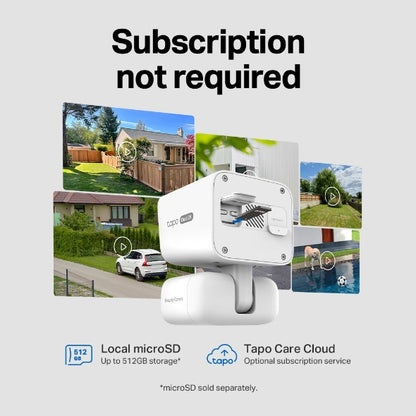 Tapo Solar-Powered Dual-Lens Pan/Tilt Security Camera Kit - Tapo C645D KIT