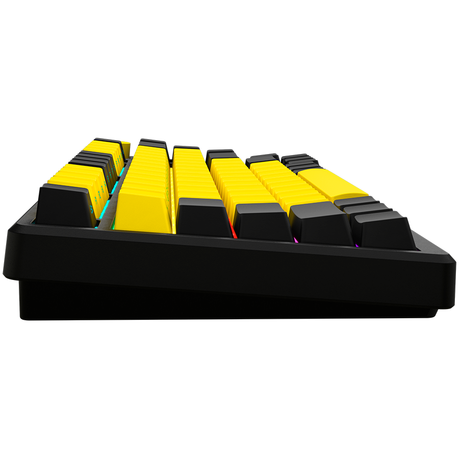 Lorgar Wireless Gaming Keyboard KBP7075W - Black/Yellow