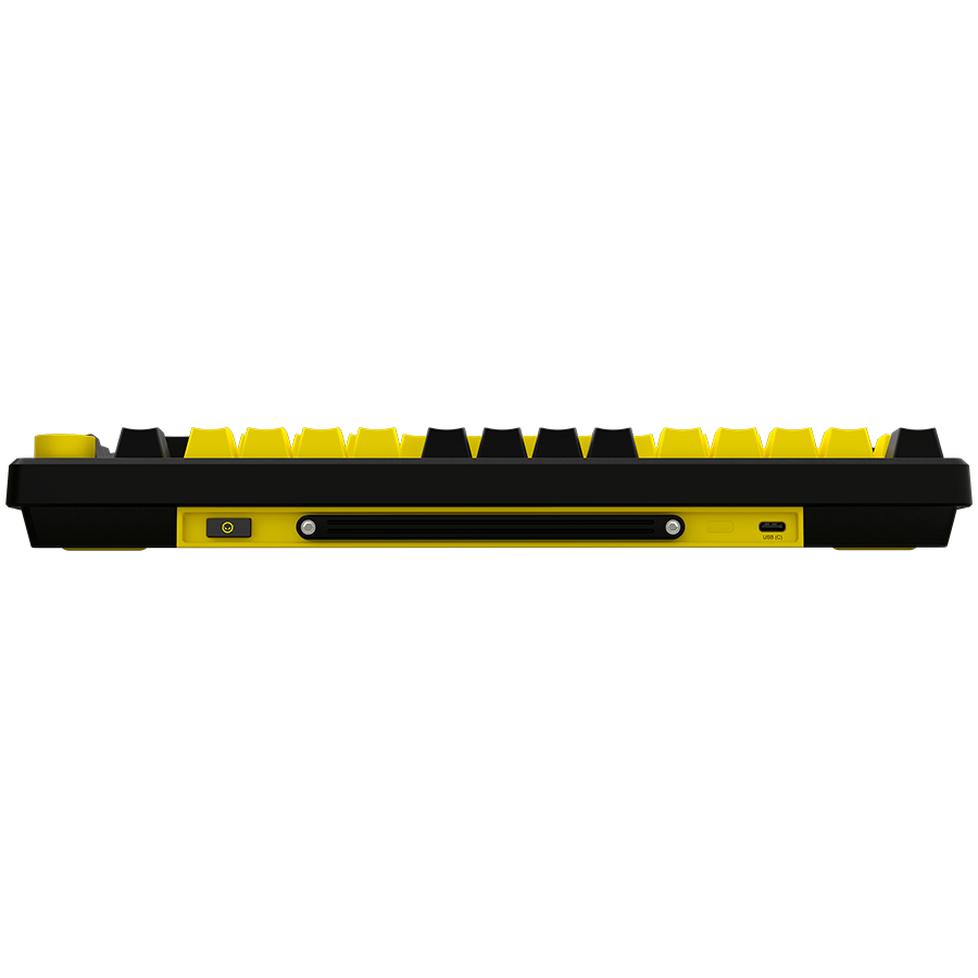 Lorgar Wireless Gaming Keyboard KBP7075W - Black/Yellow