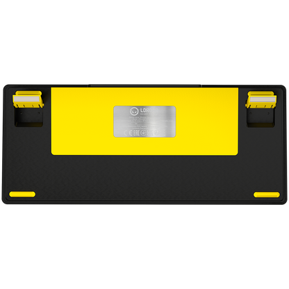 Lorgar Wireless Gaming Keyboard KBP7075W - Black/Yellow