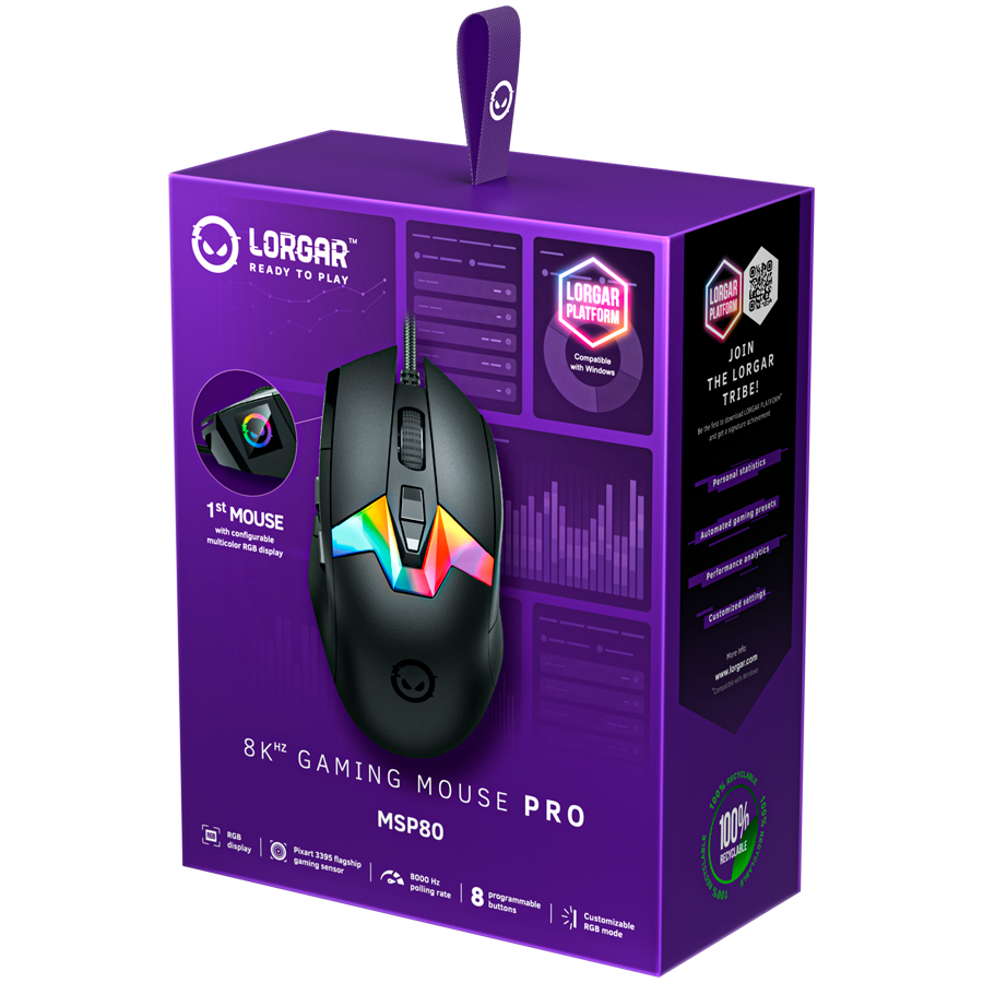 Lorgar Gaming Mouse Pro MSP80