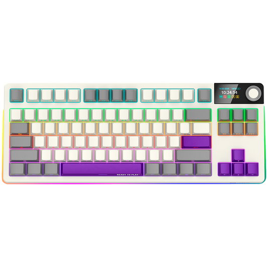 Lorgar Wireless Gaming Keyboard KBP70TKLW - Beige