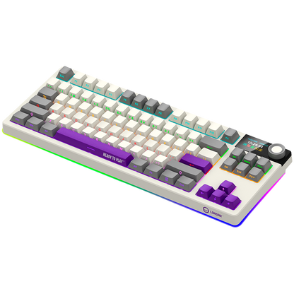 Lorgar Wireless Gaming Keyboard KBP70TKLW - Beige