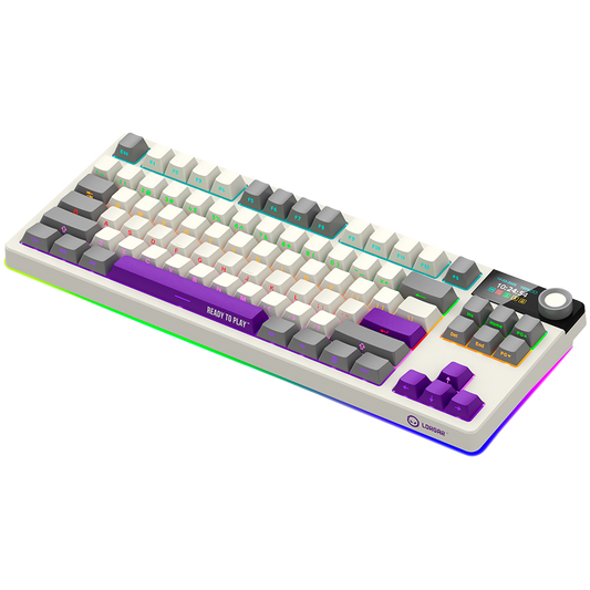 Lorgar Wireless Gaming Keyboard KBP70TKLW - Beige