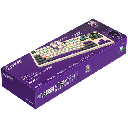 Lorgar Wireless Gaming Keyboard KBP70TKLW - Beige