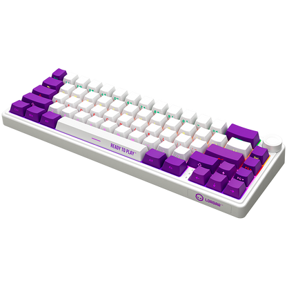 Lorgar Wireless Gaming Keyboard KBP70MW - White