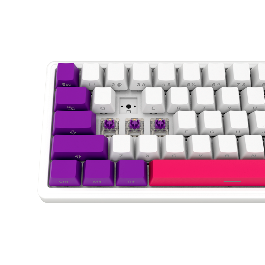 Lorgar Wireless Gaming Keyboard KBP70MW - White