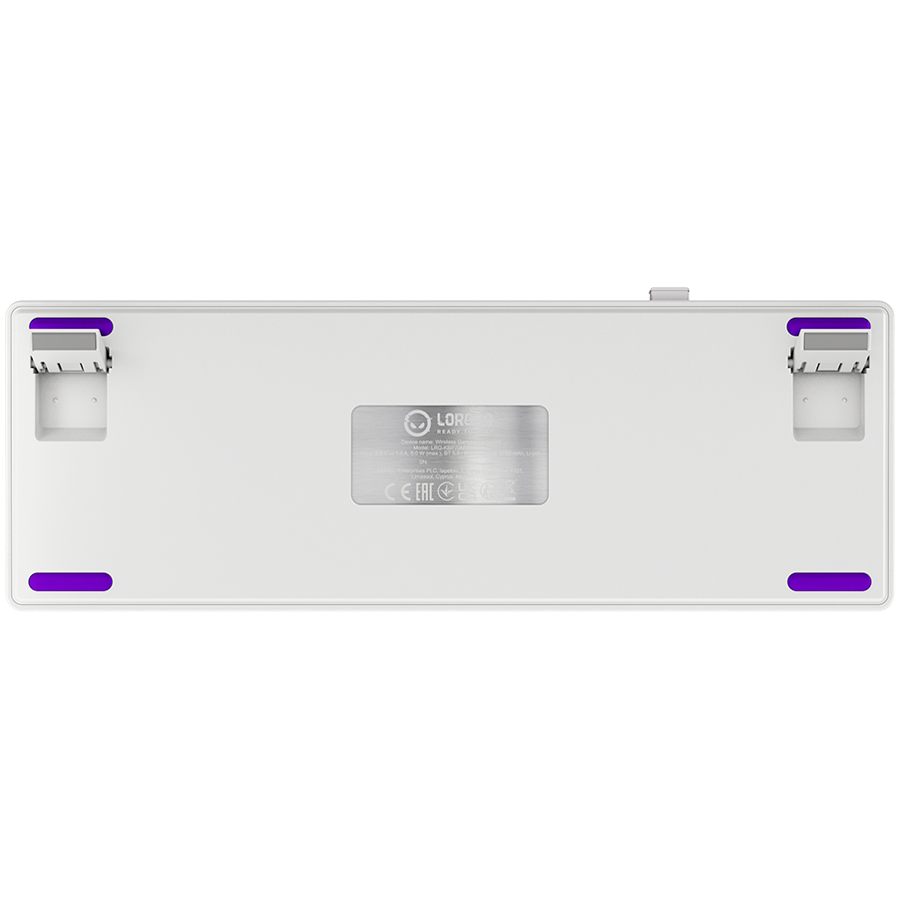 Lorgar Wireless Gaming Keyboard KBP70MW - White