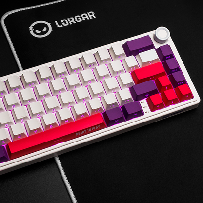Lorgar Wireless Gaming Keyboard KBP70MW - White