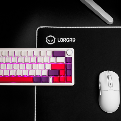 Lorgar Wireless Gaming Keyboard KBP70MW - White