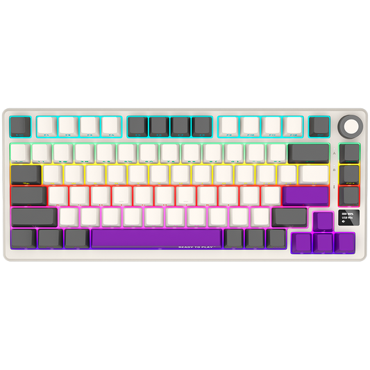 Lorgar Wireless Gaming Keyboard KBP7075W - Beige