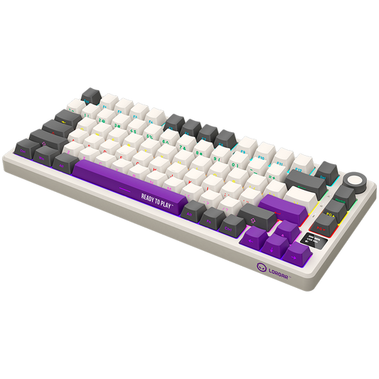 Lorgar Wireless Gaming Keyboard KBP7075W - Beige