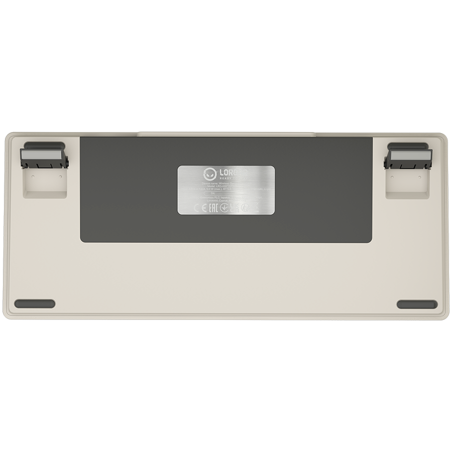 Lorgar Wireless Gaming Keyboard KBP7075W - Beige