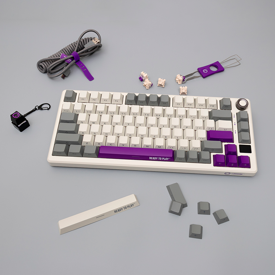 Lorgar Wireless Gaming Keyboard KBP7075W - Beige