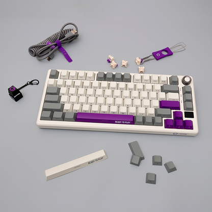 Lorgar Wireless Gaming Keyboard KBP7075W - Beige