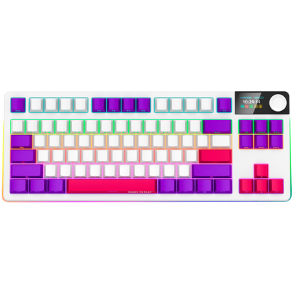 Lorgar Wireless Gaming Keyboard KBP70TKLW - White