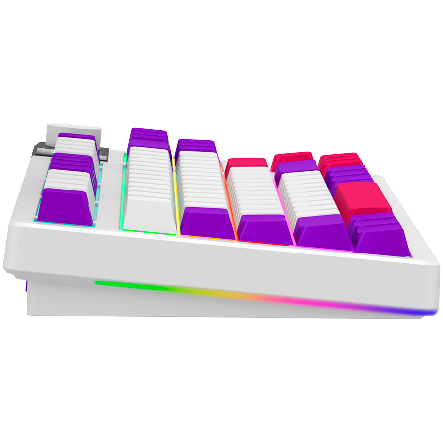 Lorgar Wireless Gaming Keyboard KBP70TKLW - White